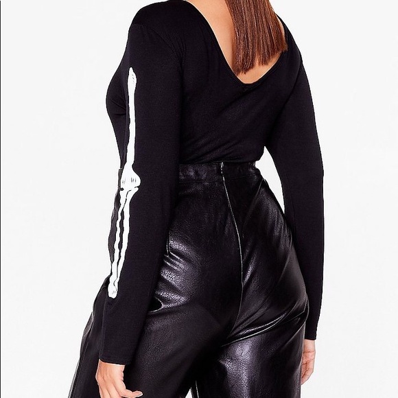 Nasty Gal Skeleton Bodysuit - Picture 3 of 7